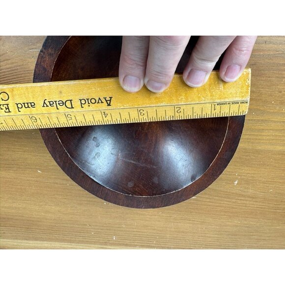 2 Baribocraft Lesco Vintage wooden salad bowls Canada - Picture 4 of 7